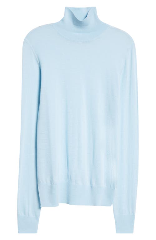 Shop Partow Susan Turtleneck Virgin Wool Sweater In Artic