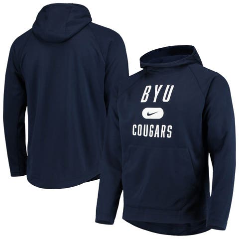 Men's Nike Navy BYU Cougars Spotlight Performance Raglan Pullover Hoodie