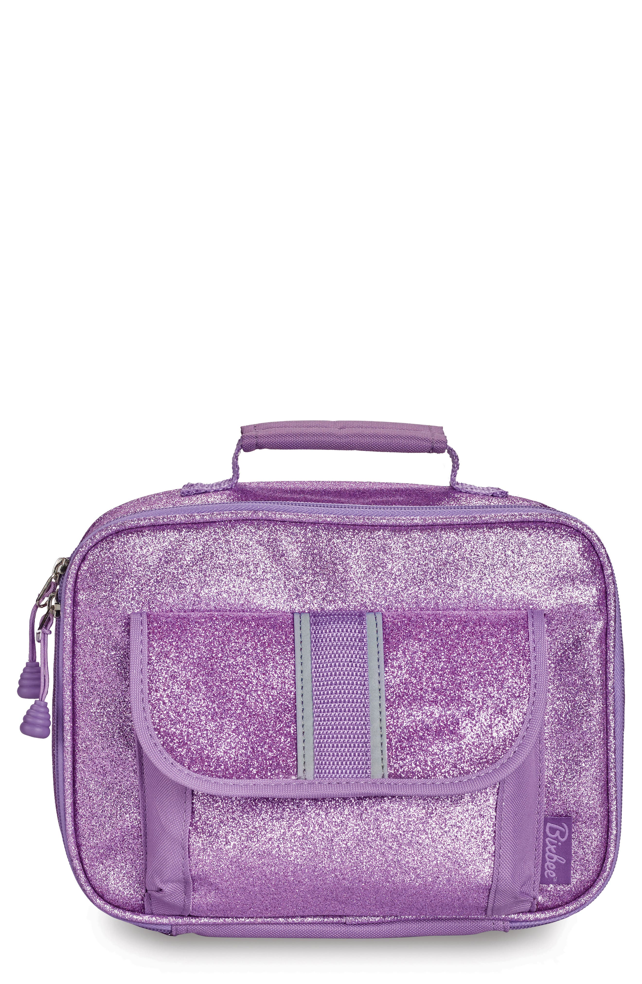 UPC 030400000065 product image for Girl's Bixbee Purple Sparkalicious Water Resistant Lunchbox - | upcitemdb.com