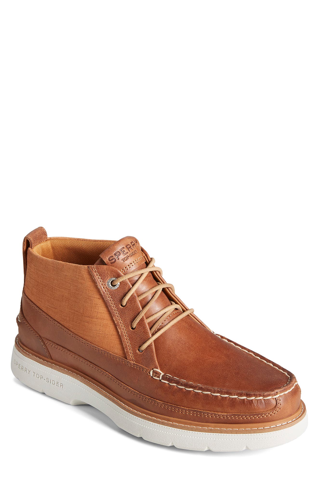 sperry men's leather boots