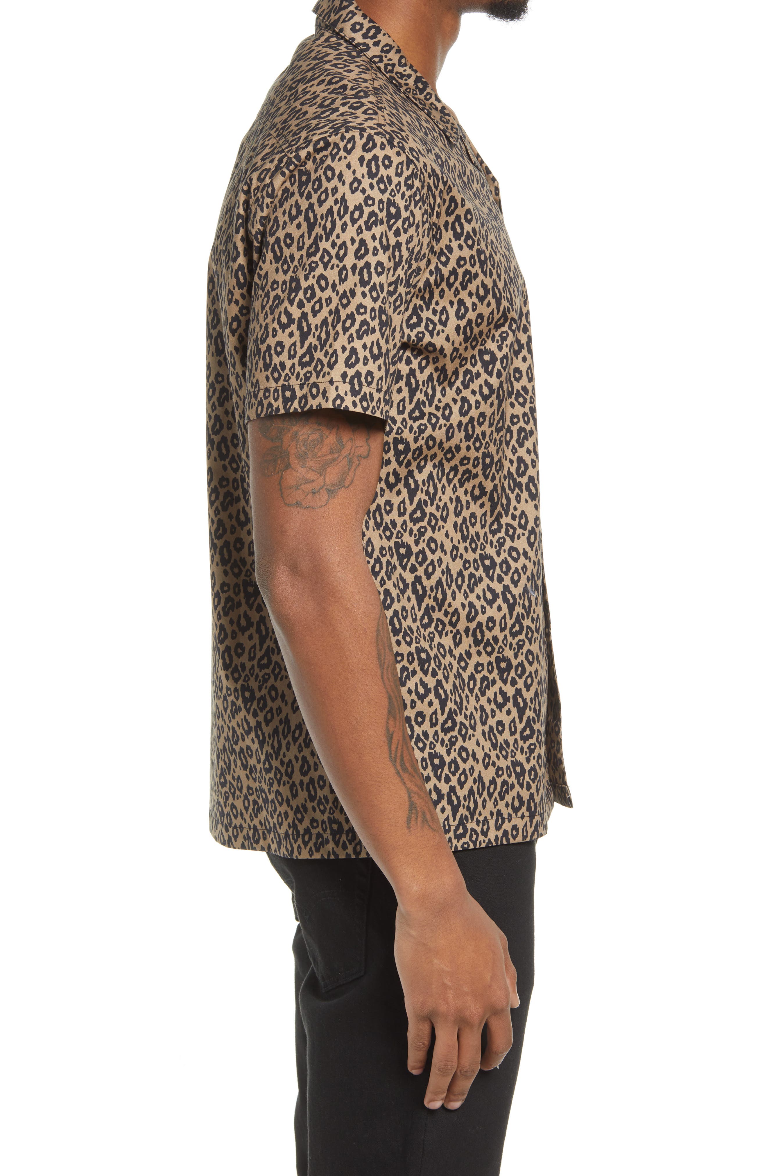 Public Art Leopard Print Short Sleeve 