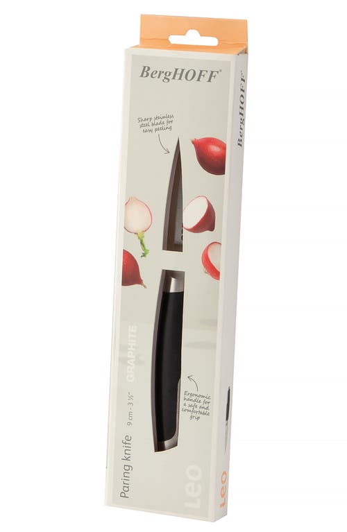 Berghoff Graphite Paring Knife In Black