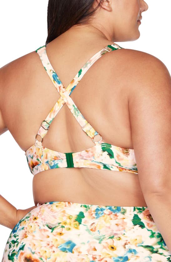 Artesands Plus Size Odette Goya Underwire Bikini Top (g Cup) In Multi