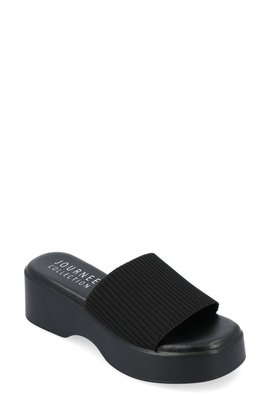 Journee Collection Tru Comfort Emani Sandal In Black