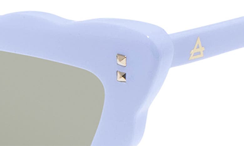 Shop Aire Gamma Ray 51mm Cat Eye Sunglasses In Ivory