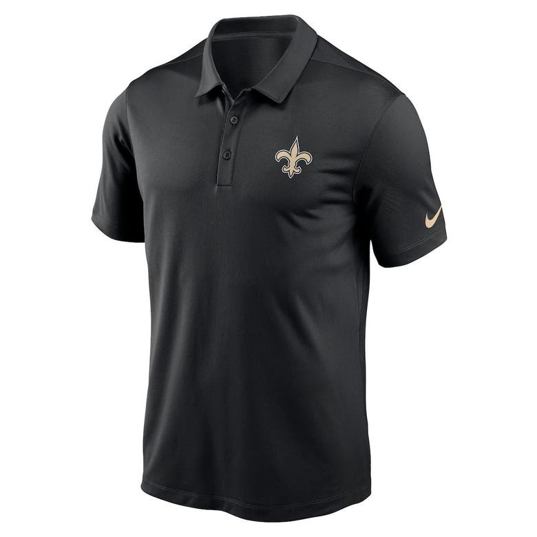 Shop Nike Black New Orleans Saints Franchise Team Logo Performance Polo