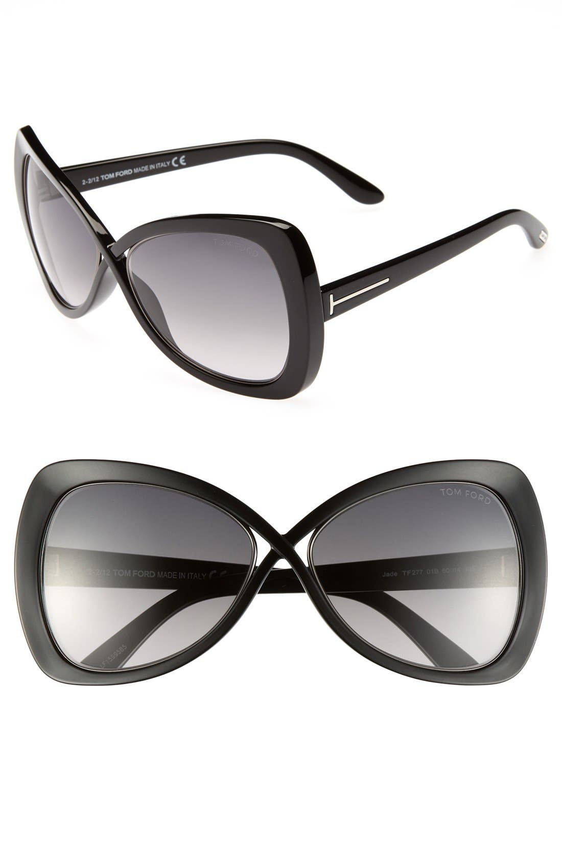 Tom Ford 60mm 'Jade' Sunglasses Nordstrom