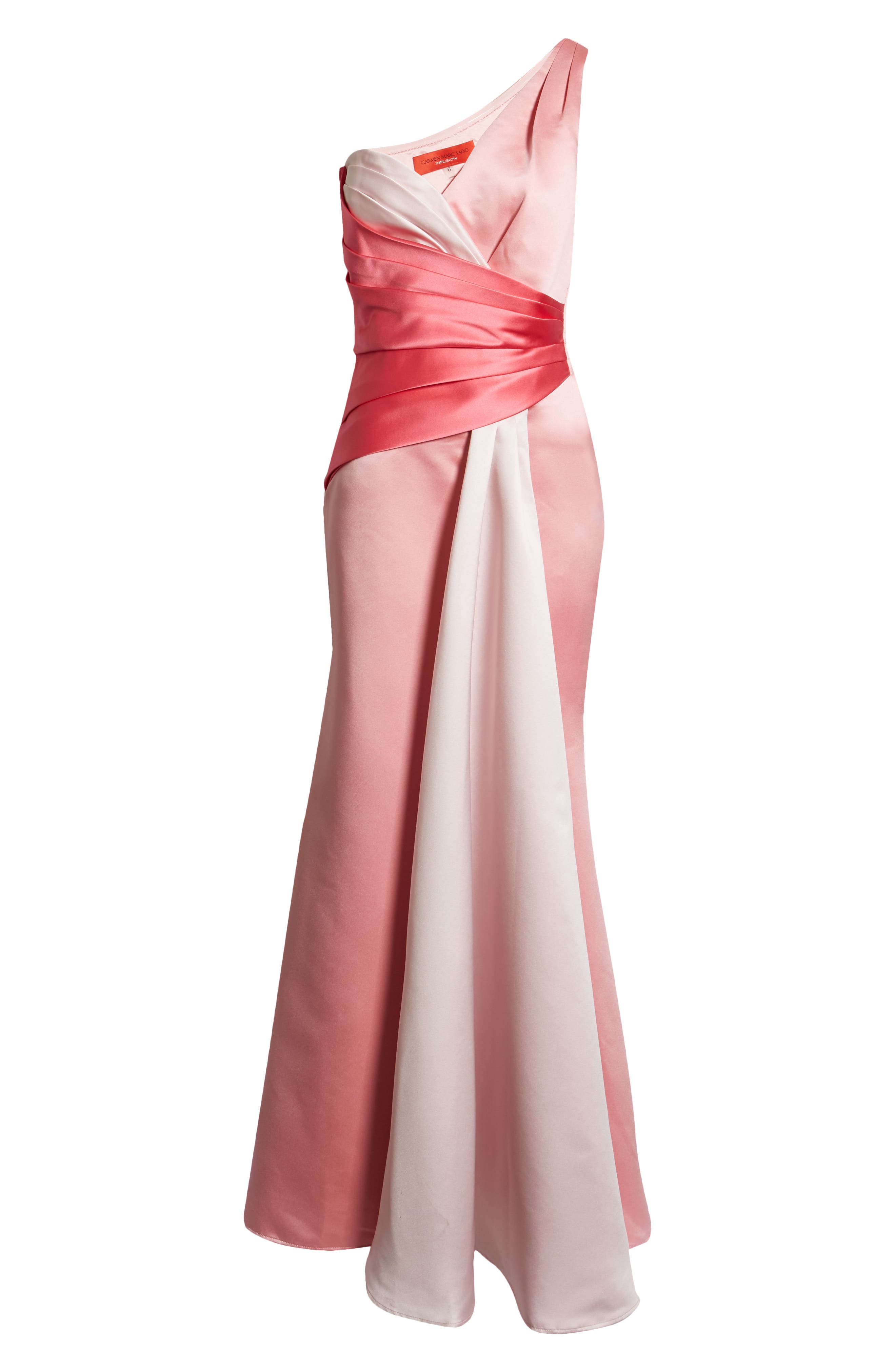 carmen marc valvo 3d floral mermaid gown