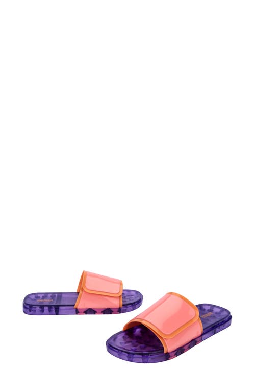 Shop Melissa Groovy Slide Sandal In Lilac/pink