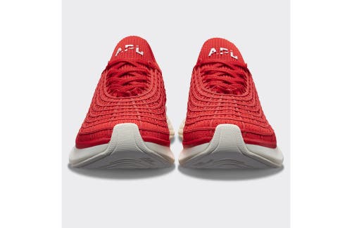 Apl Athletic Propulsion Labs Techloom Zipline Sneakers In Red/ivory