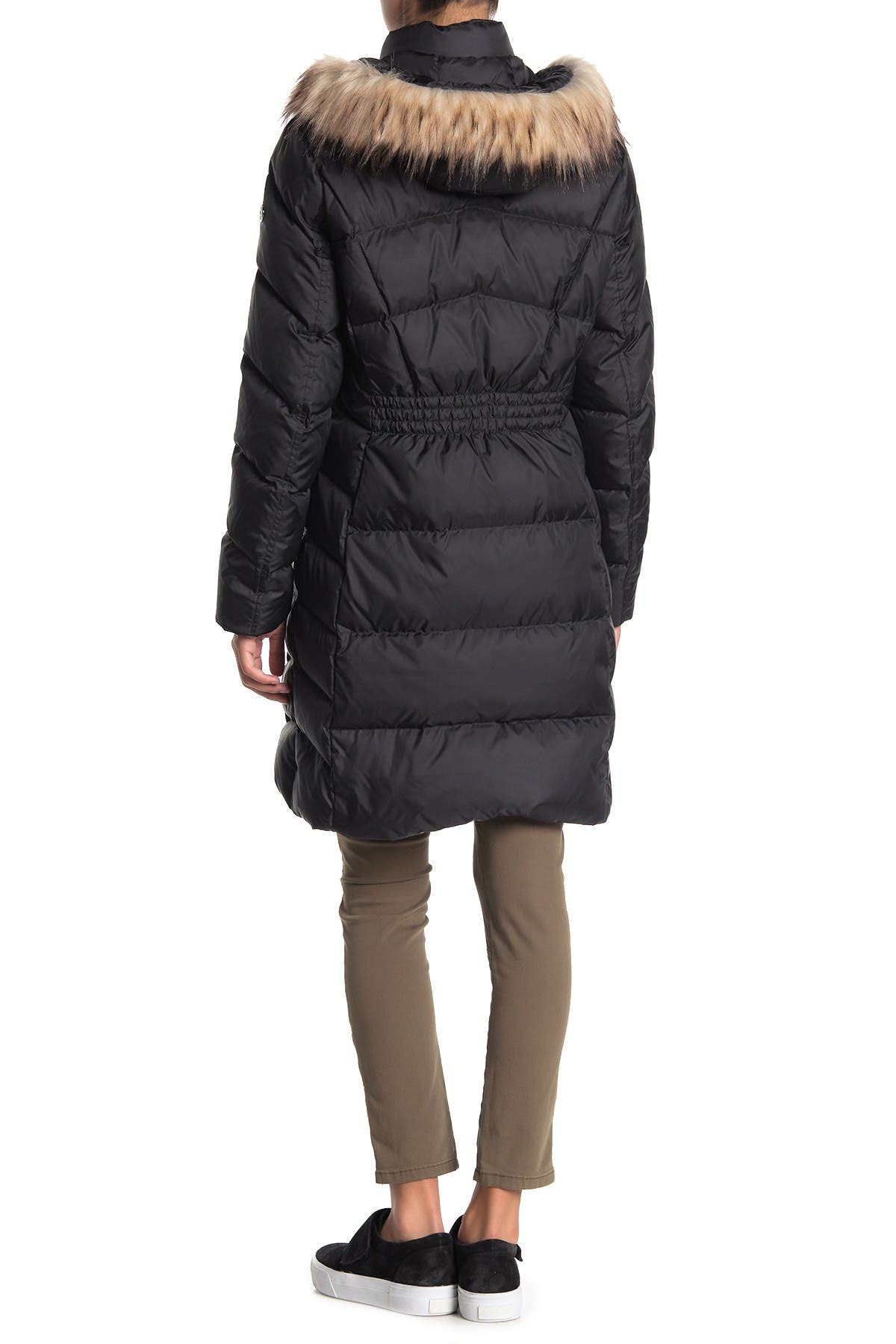 fur hooded jacket