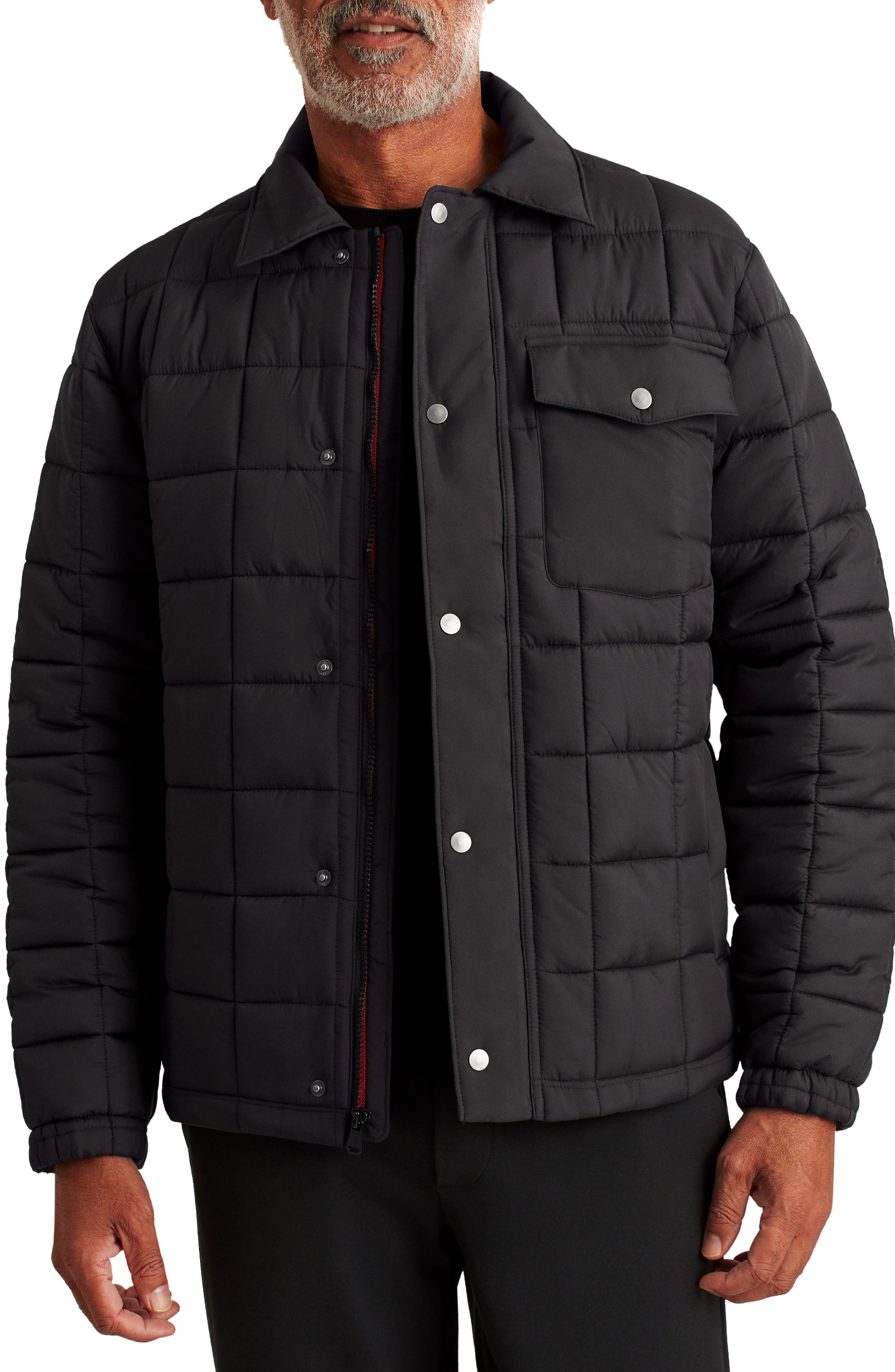 Cotton-blend quilted jacket