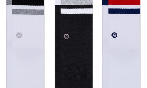 Shop Stance Boyd Assorted 3-pack Quarter Socks In White Multi