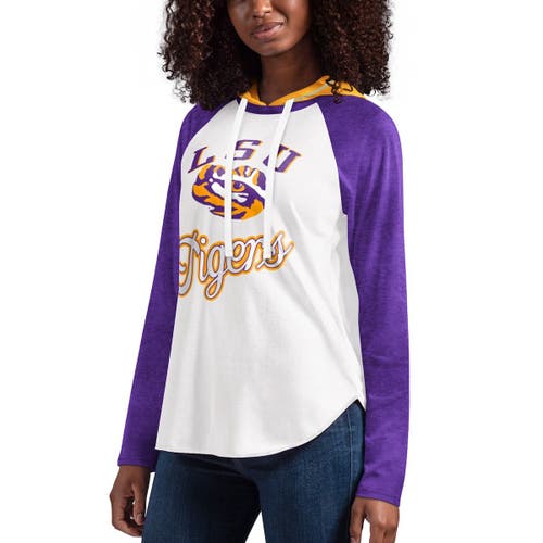 Women's G-III 4Her by Carl Banks Purple Minnesota Vikings Post Season Long  Sleeve V-Neck T-Shirt