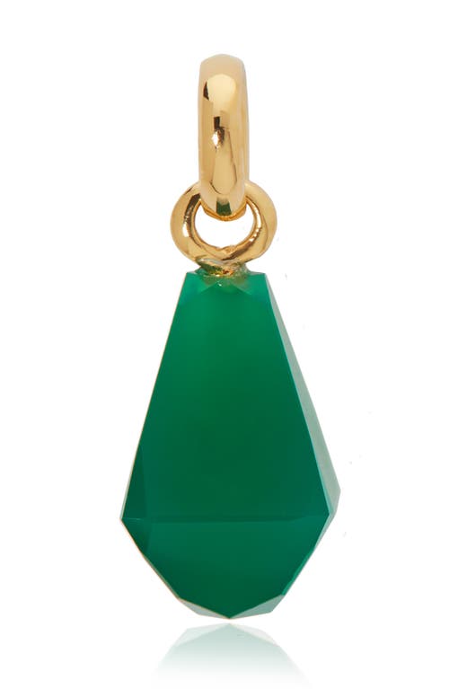 Monica Vinader Geometric Stone Pendant Charm in Yellow Gold at Nordstrom
