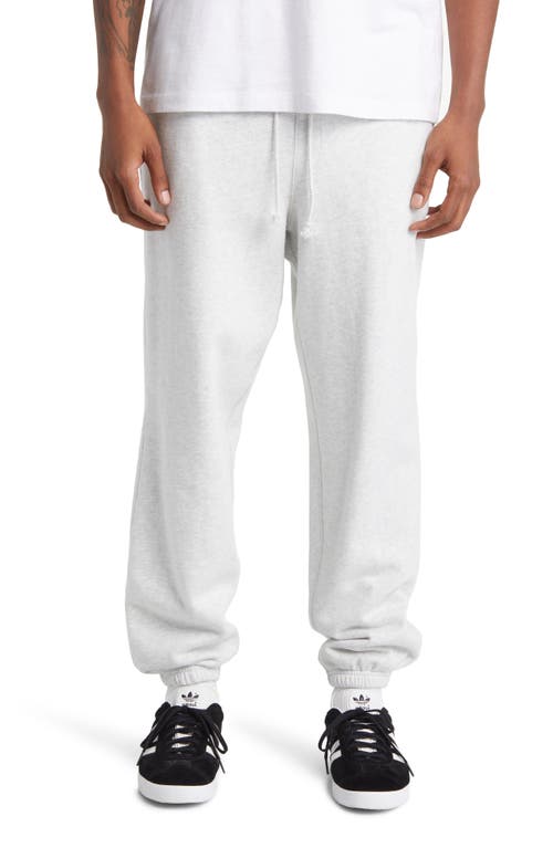 Core Organic Cotton Brushed Terry Sweatpants in Vintage Ash Grey