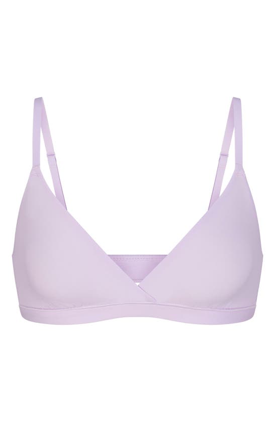 Shop Skims Fits Everybody Crossover Bralette In Lily