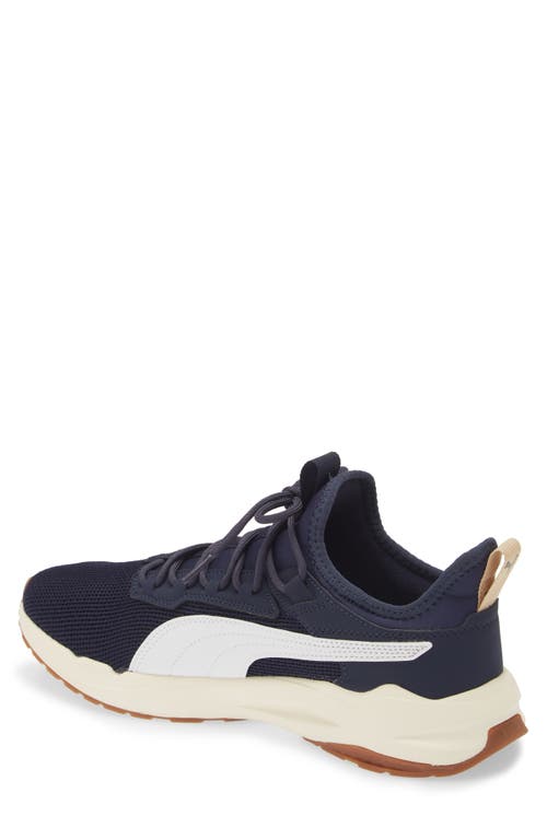 Puma Stride Exero Sneaker In  Navy-warm White-almond