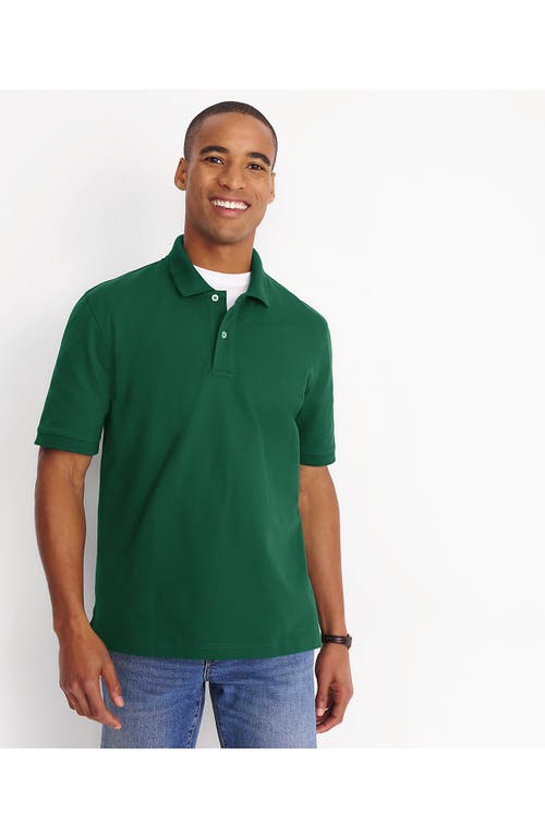 Shop Lands' End Short Sleeve Comfort-first Mesh Polo Shirt In Bright Spruce