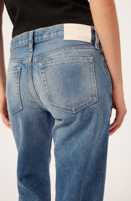 Dl1961 Drue Low Rise Wide Leg Jeans In Lt East Lake