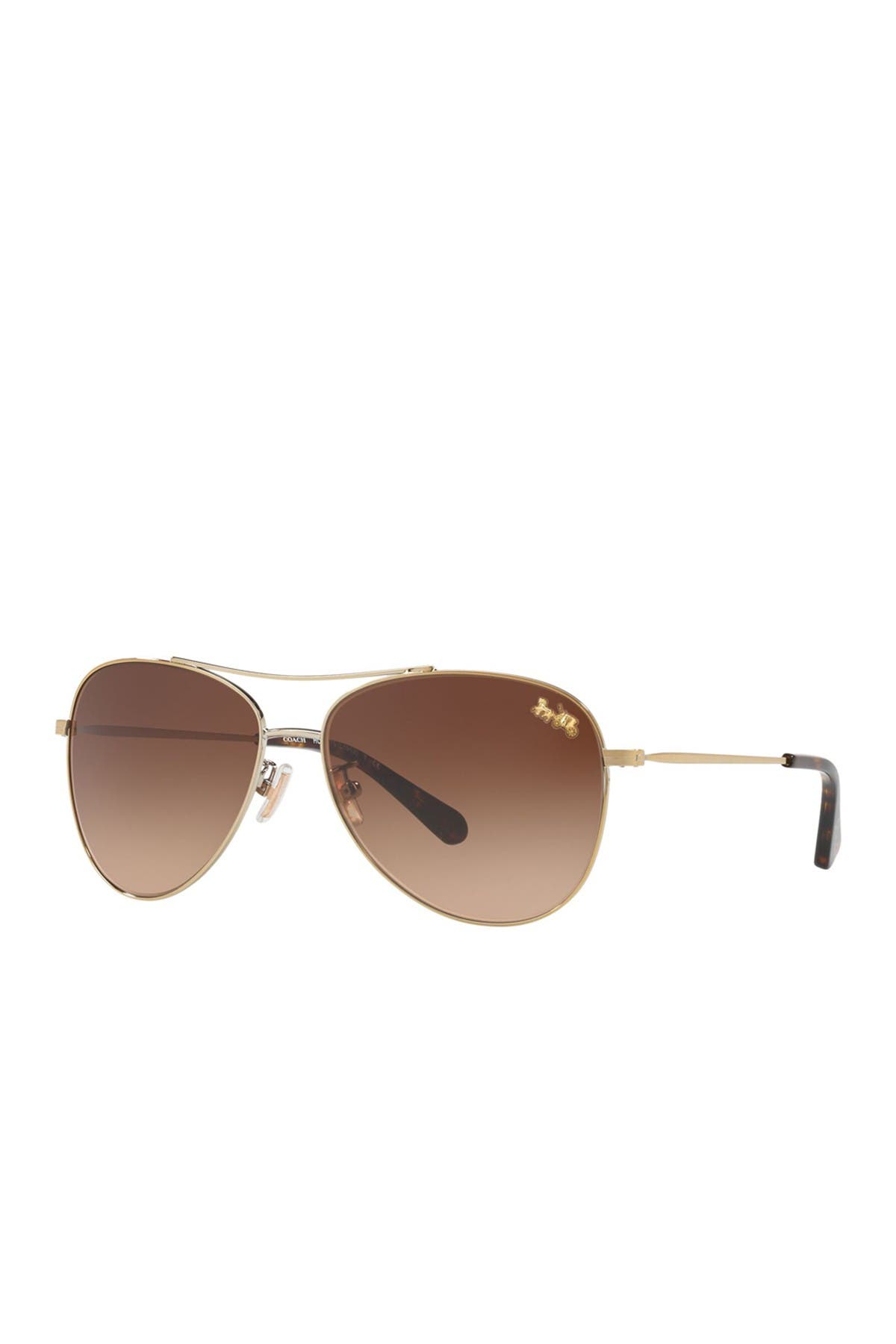 Coach 58mm Aviator Sunglasses Nordstrom Rack