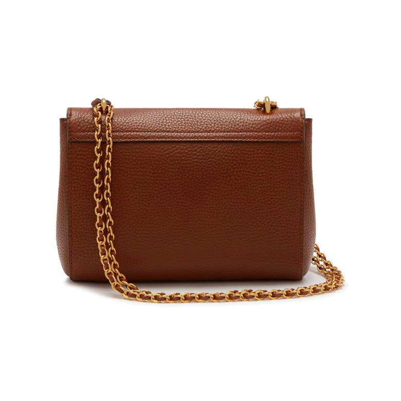 Shop Mulberry Lily Convertible Leather Shoulder Bag In Oak