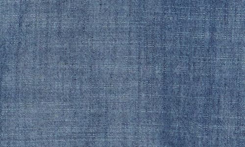 Ben Sherman Cotton Chambray Button-up Shirt In Dark Navy