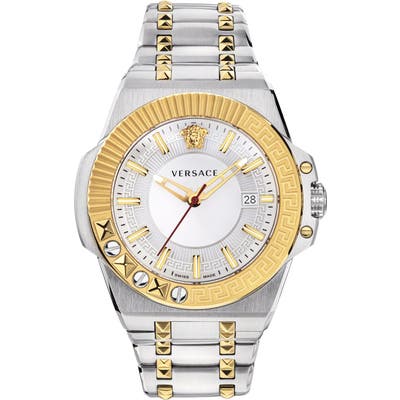 Versace Chain Reaction Bracelet Watch, 45Mm