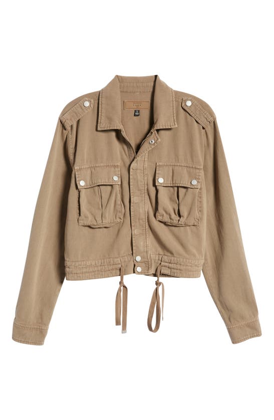 Blanknyc Twill Utility Jacket In Straw