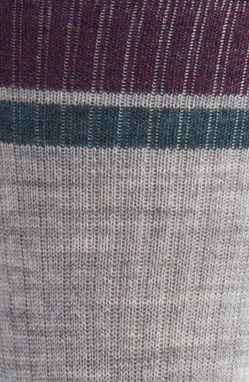Smartwool Hike Light Cushioning Winding Trail Merino Wool Blend Crew Socks In Light Gray