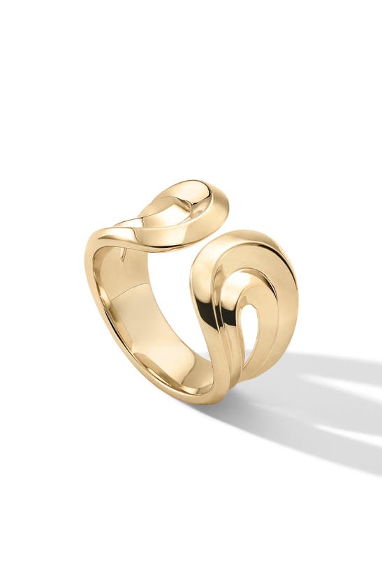 Shop Cast The Fearless Muse Ring In Yellow Gold