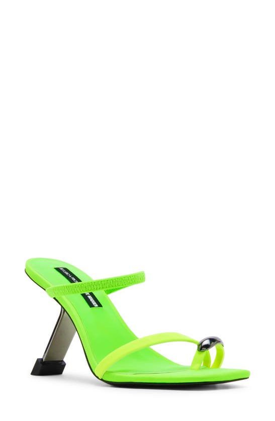 Jessica Rich By Steve Madden Harriet Toe Loop Sandal In Neon Lime