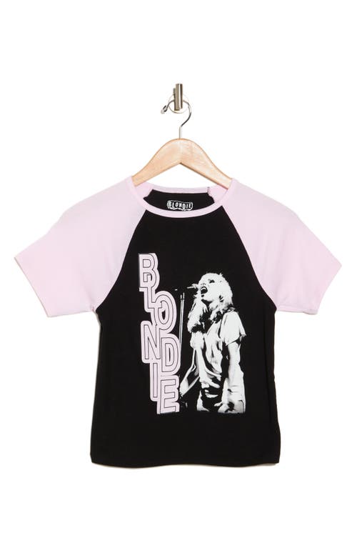 Shop Philcos Blondie Singing Graphic T-shirt In Black/pink
