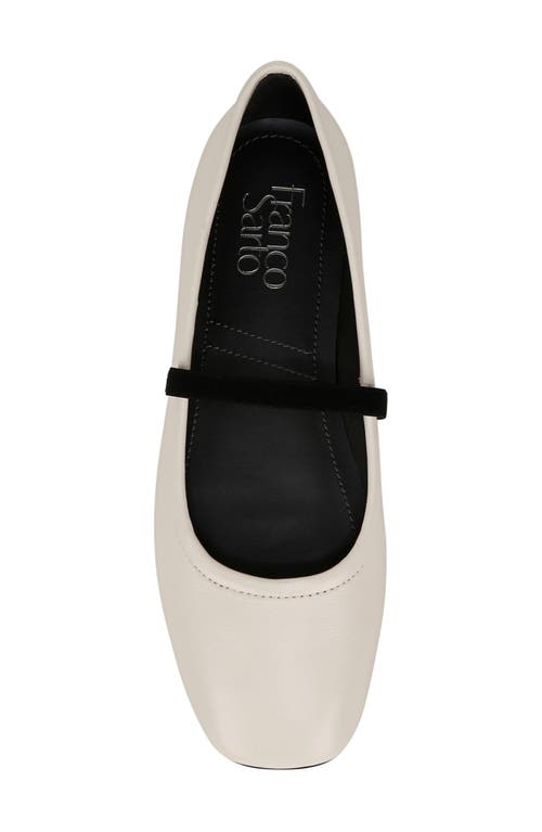 Shop Franco Sarto Eileen Square Ballet Flat In Panna