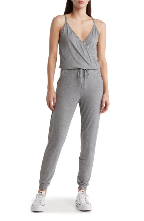 Grey Jumpsuits & Rompers for Women