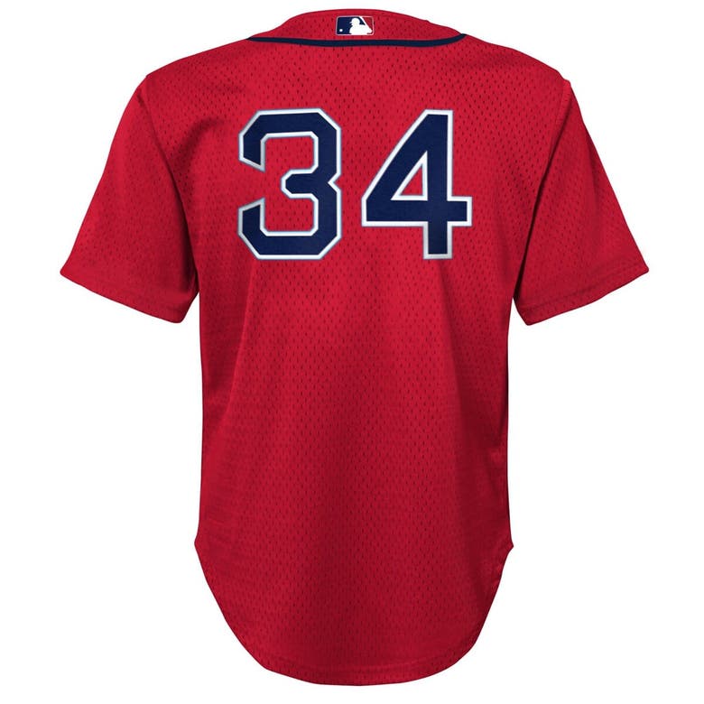 Shop Mitchell & Ness Preschool  David Ortiz Red Boston Red Sox Cooperstown Collection Mesh Batting Practic