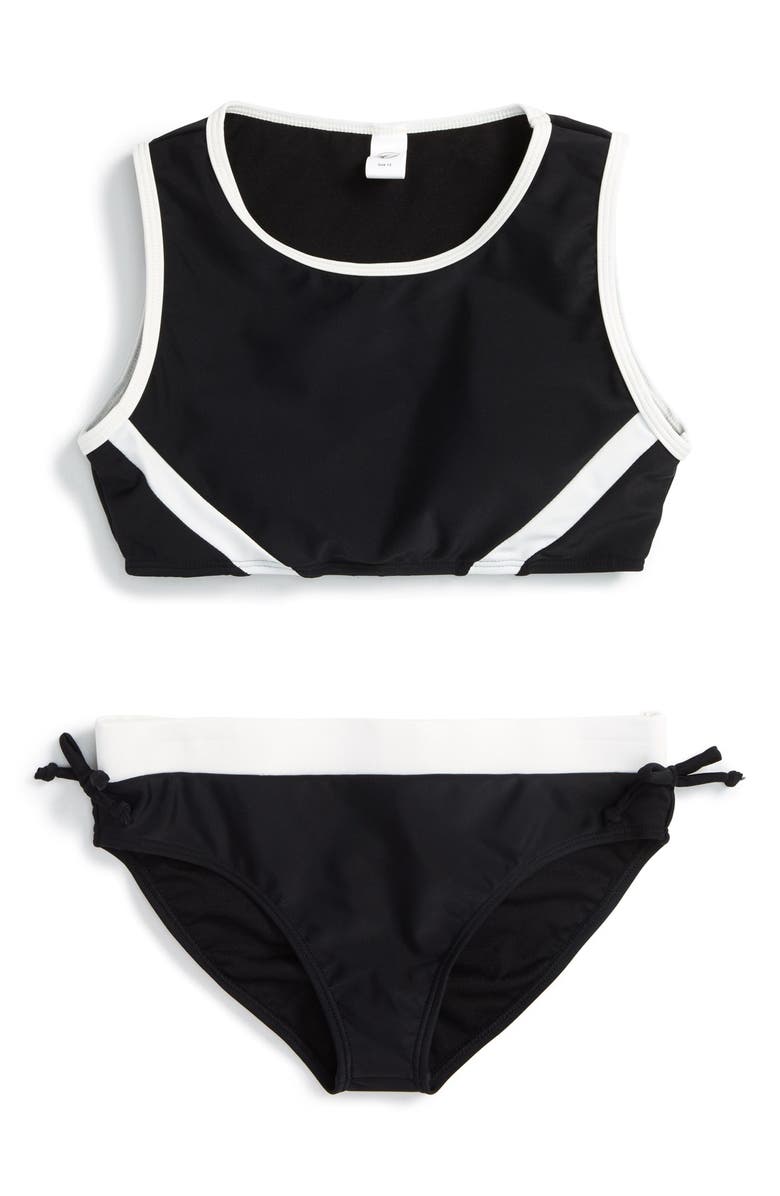 Limeapple Two-Piece Swimsuit (Big Girls) | Nordstrom