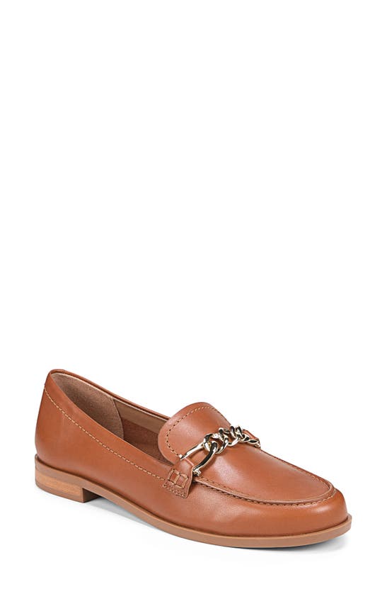Naturalizer Sawyer Chain Loafer In English Tea Brown Leather | ModeSens