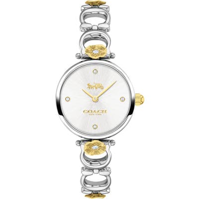 Coach Park Tea Rose Bracelet Watch, 2m