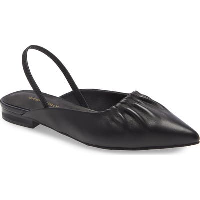 Intentionally Blank Into Pointed Toe Flat, Black
