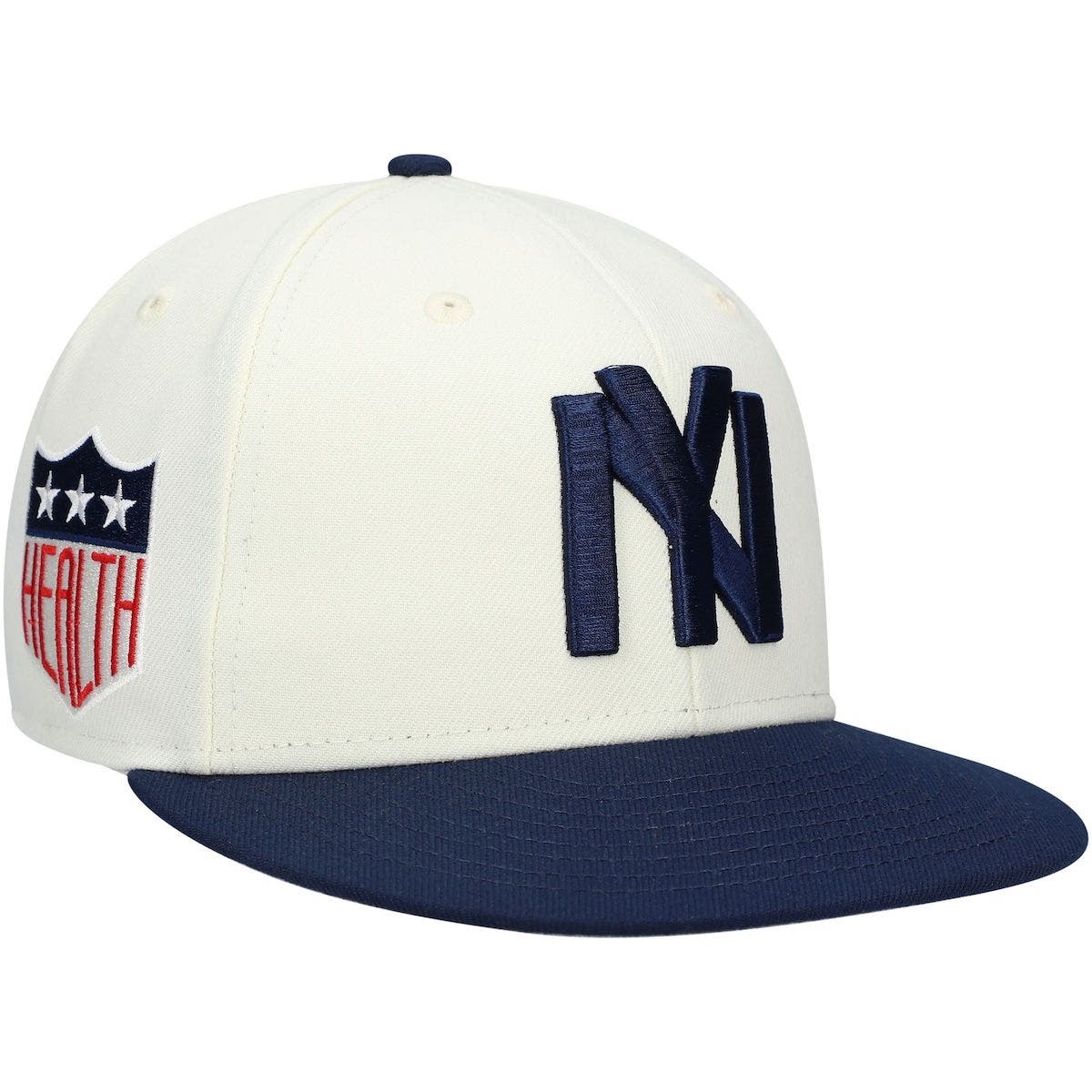 cream yankees hat