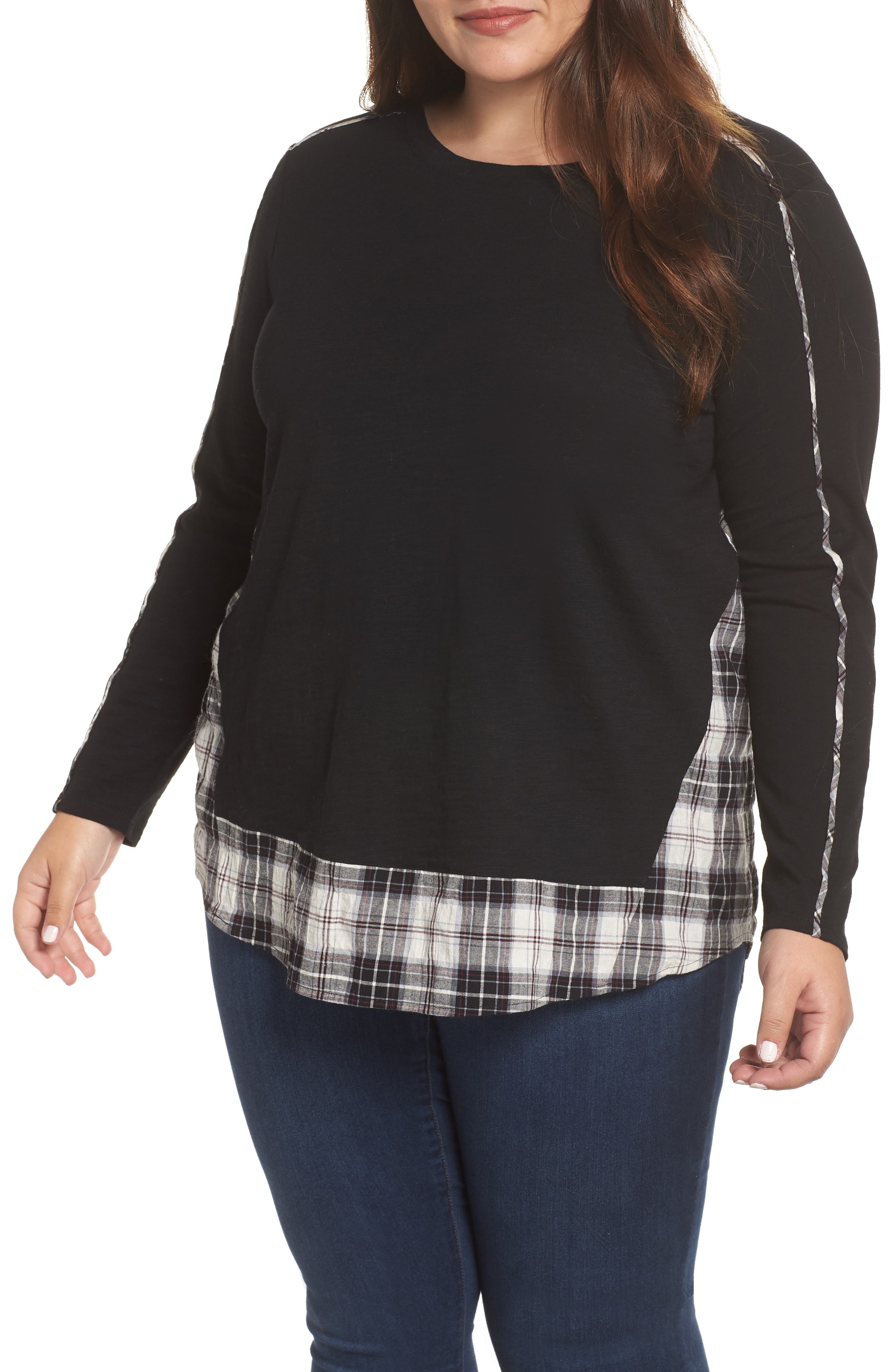 vince camuto layered look top