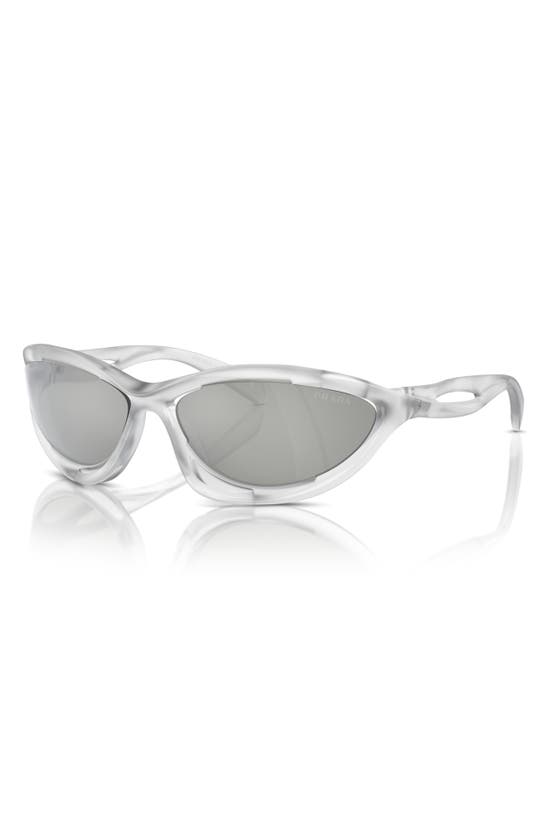 Prada 60mm Cat Eye Sunglasses In Crystal