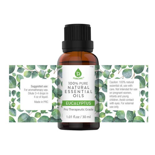 Shop Pursonic 100% Pure & Natural Eucalyptus Essential Oils In Green