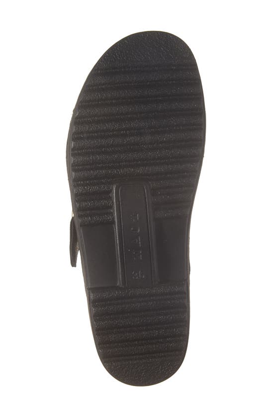 Shop Naot Frey Sandal In Soft Black Leather