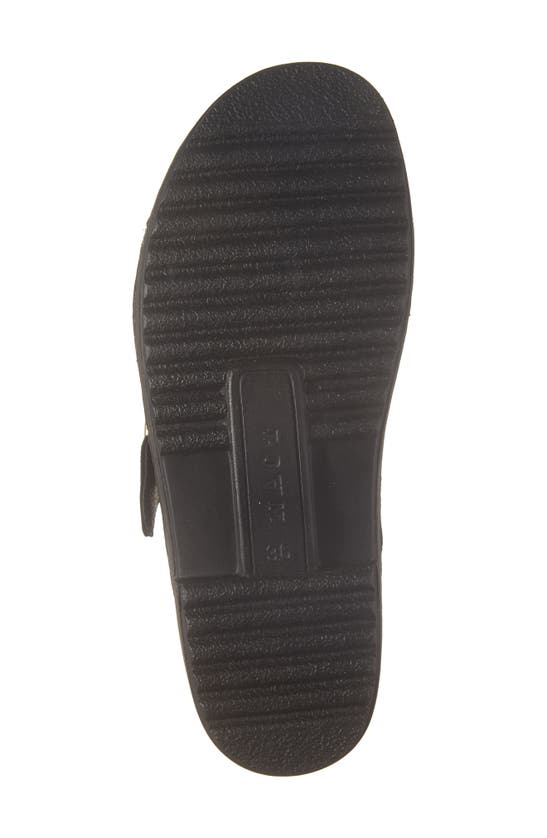 Naot Frey Sandal In Soft Black Leather