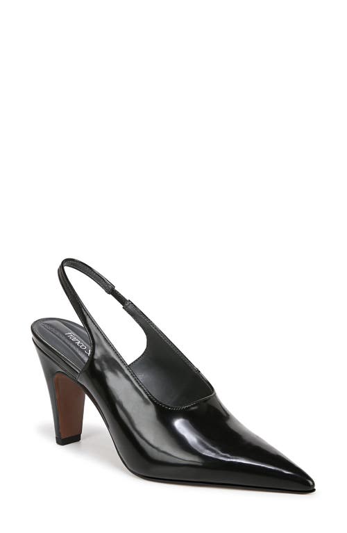 Sorrento Slingback Pointed Toe Pump in Black