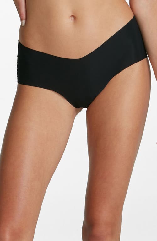 Invisible Rib Tanga in Black