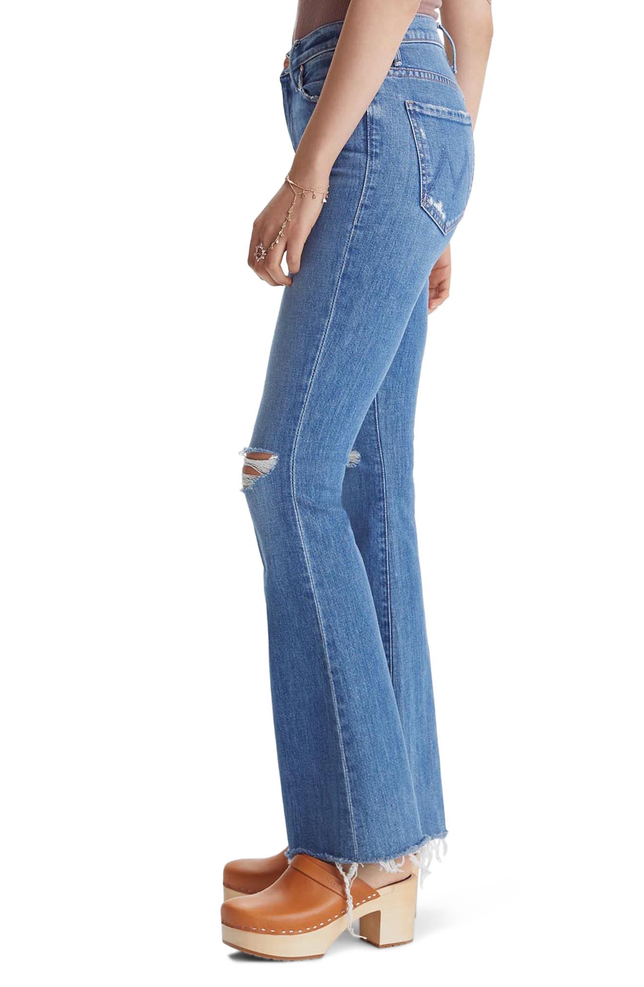 Mother The Weekend Ripped Ankle Fray Jeans Hautelook