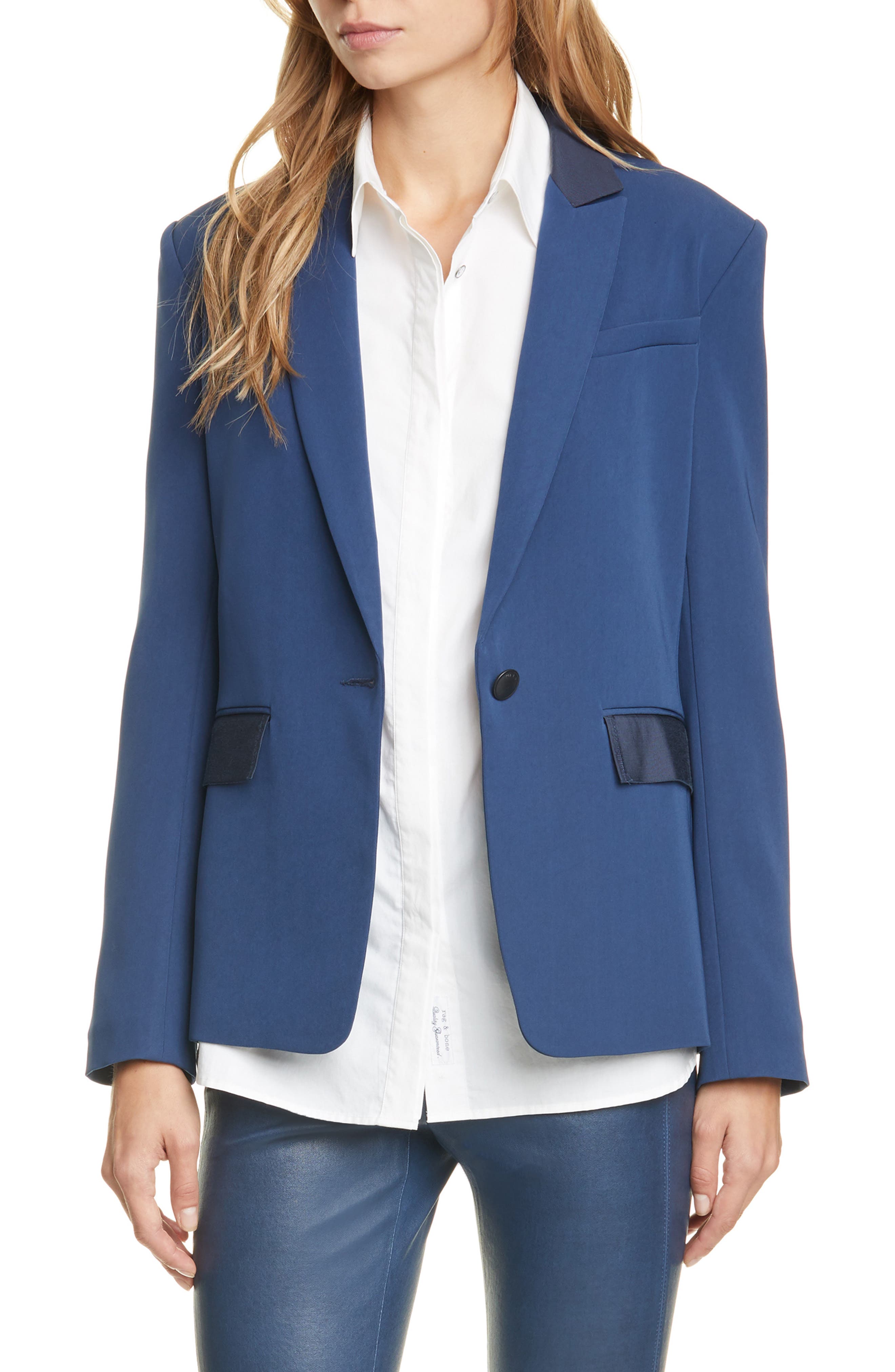 rag and bone blue blazer